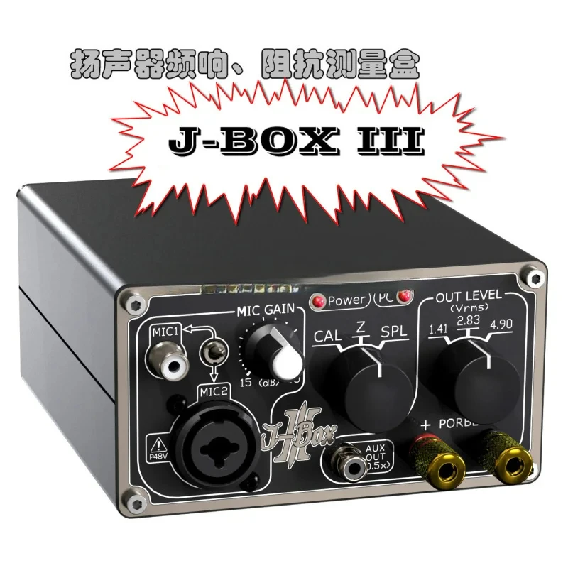 

J-BOX III Audio Speaker Frequency Response Impedance Measurement Kit Supports JustMLS REW