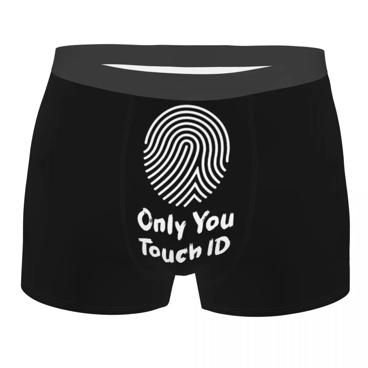 

Отпечаток пальца Only You Touch ID, нижнее белье для мужа, мужские трусы-боксеры, шорты, мягкие трусы, подарок на годовщину, день рождения