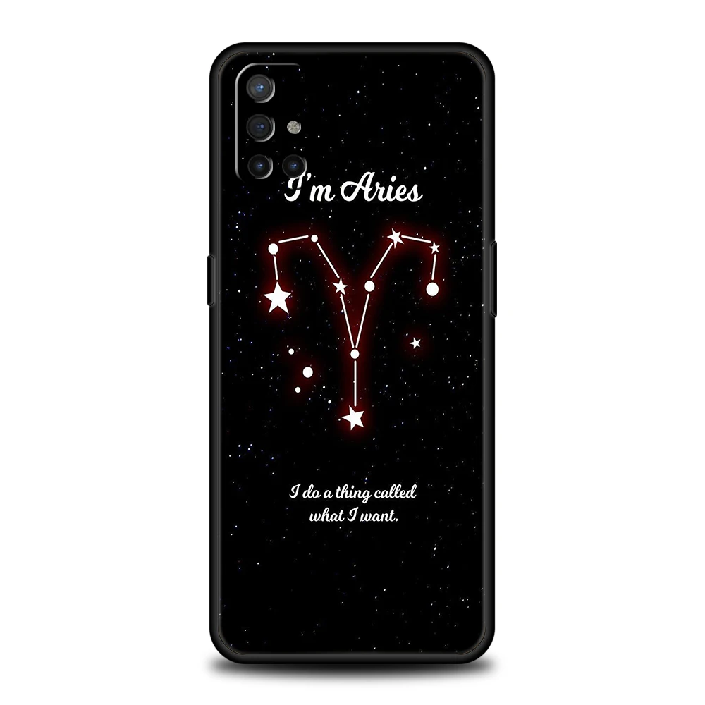 Constellation Virgo Aries Phone Case For Oneplus 10T 11 R10 Nord N100 N200 N10 10 7 8 9 7T 8T 9R 9RT CE 2 Z Pro 5G TPU Cover Bag