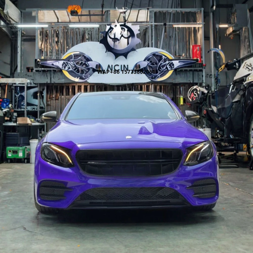 

Self-Adhesive PVC Car Sticker Super Light Metallic Purple Paint Protection Film Exterior Decoration