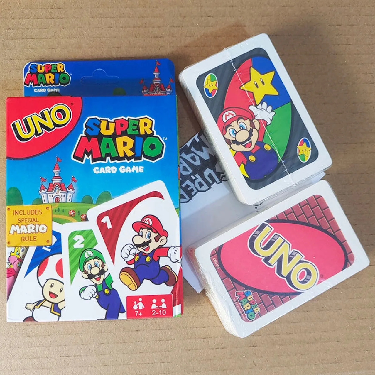 Board Game Marios UNO Anime Figure Playing Cards Table Games Toys for Adults Kids Gifts