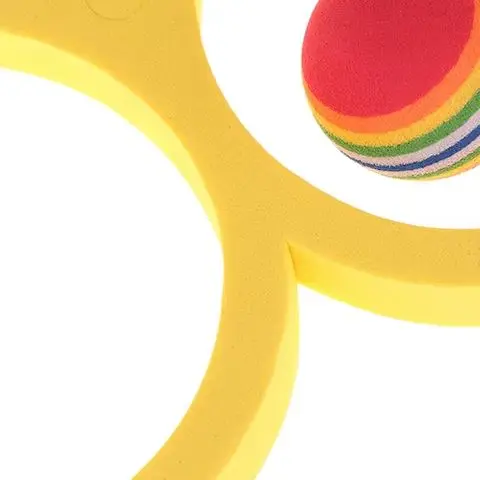 Table flottante avec 10 balles, jouet flottant, jeu de lancer d'anneaux, Sports aquatiques, jeu de piscine flottant, cercle de lancer EVA, 1 pièce
