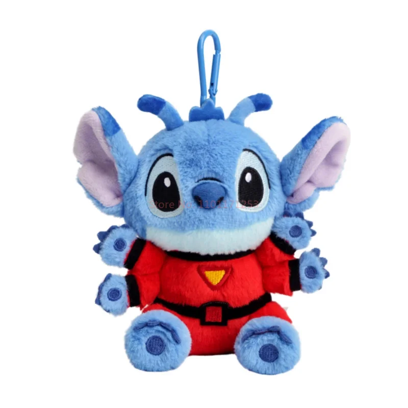 Disney Stitch Plush Toy Backpack Pendant Cartoon & Cute Doll Keyring Soft And Comfortable Accessories Girls Gift Kids Toys