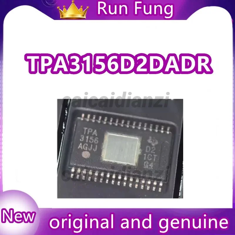 TPA3156D2DADR Screen printing TPA3156 HTSSOP-32 Audio amplifier chip in stock 1pcs/lot