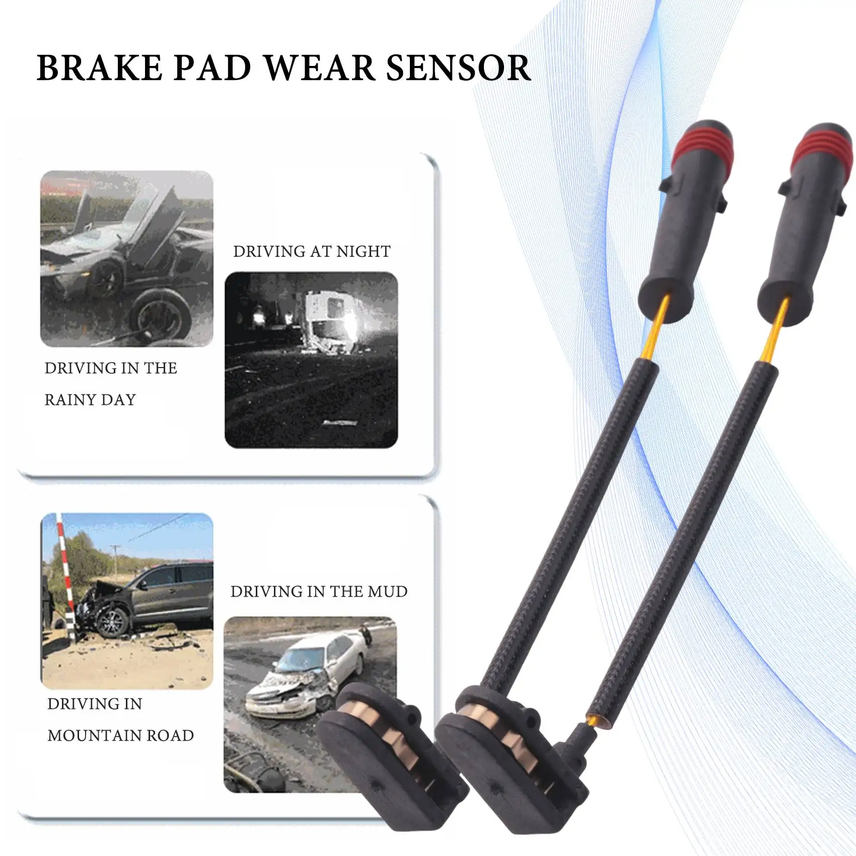 4Pcs Wear Warning Sensor Brake Pad Sensor 9065401417 for SPRINTER 2-T