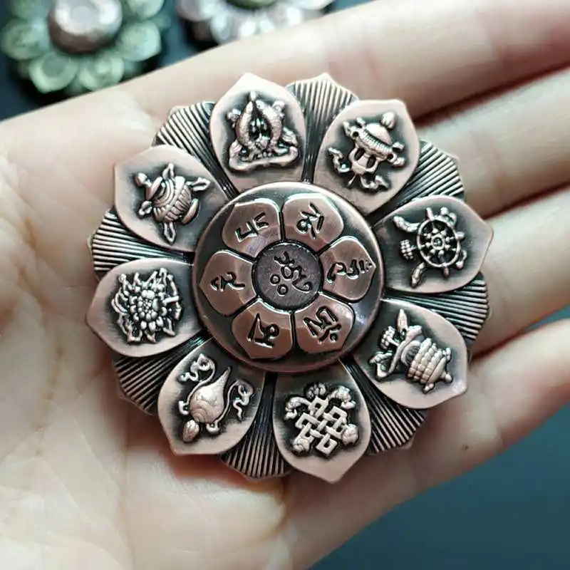 Zen Buddha Lotus Fidget Spinner Metall EDC Gadgets Angst Leise Stressabbau Spielzeug Erwachsene Teenager Jungen Mädchen Einzigartige Geschenke