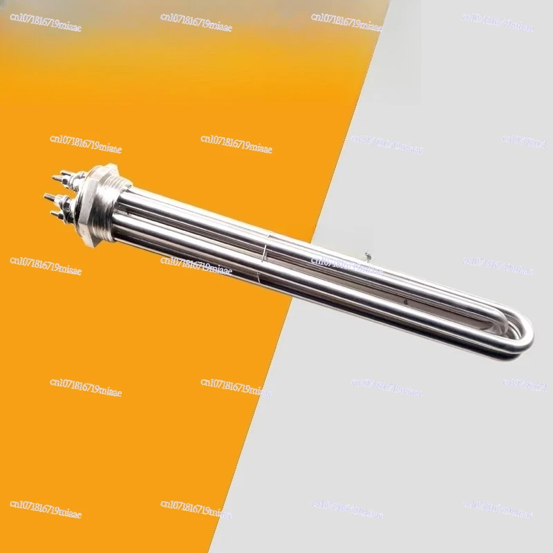 DN40 Stainless Steel Heating Rod Hexagonal Head Engineering Water Tank Boiler Heating Tube Mezzanine Boiler Electric Heating