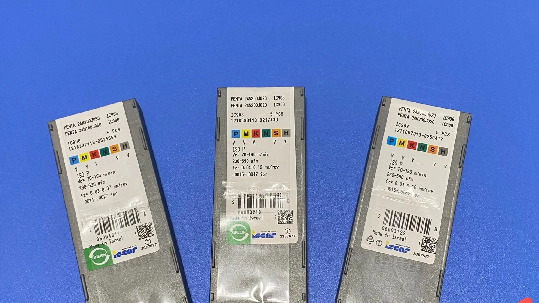 

Hard alloy cutting blades PENTA24N100J050 IC908