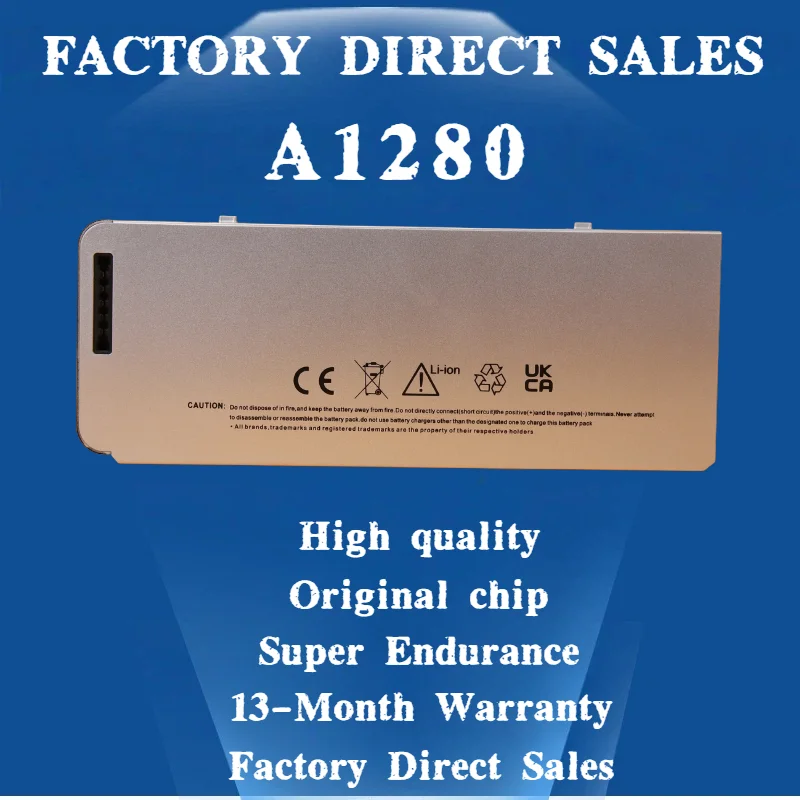

A1280 Laptop Battery for Apple Macbook Pro 13" A1278 (2008 Version) MB466LL/A MB466 MB771LLA MB771 MB467 13M Warranty+Free Tools