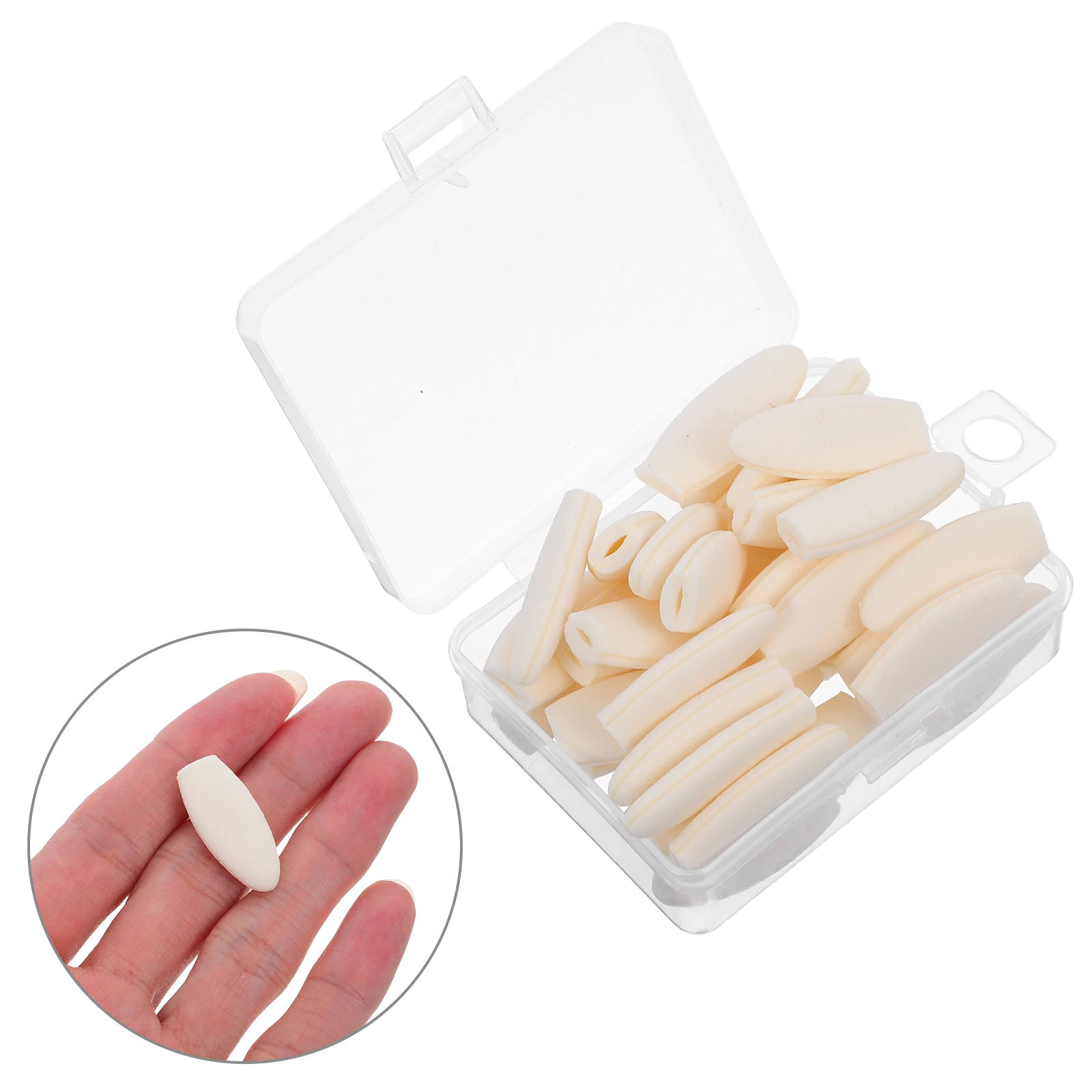 

40 Pcs Replace Cotton Head with Knife Erasers Drawing Blending Tools Wiper Charcoal for Refills Correcting Sponge