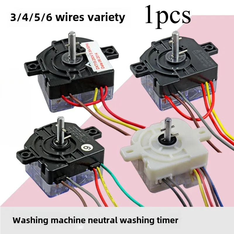 1pcs  For Semi-Automatic Double Tank Washing Machine 3/4/5/6/7/8/9 Line Timer