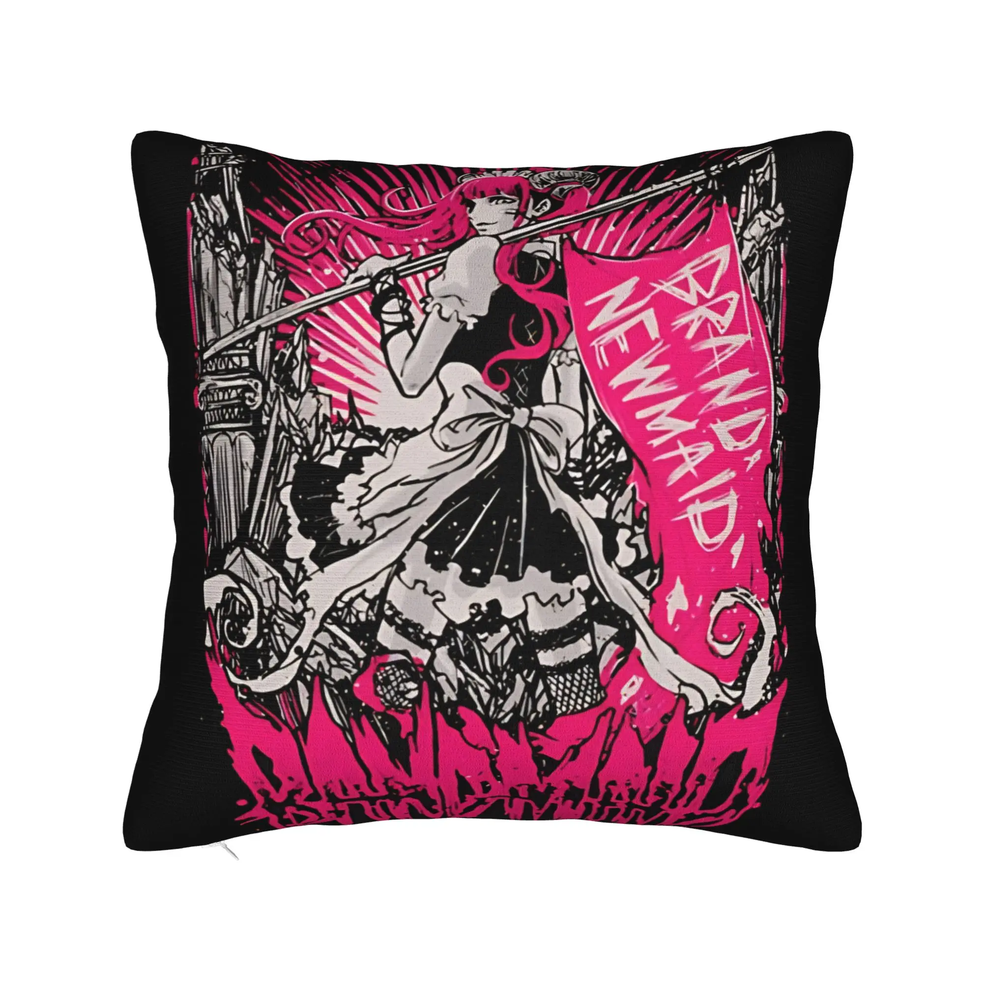 Band Maid T-Shirtmy maid Square Pillow Cases  Cushion Covers Custom Zippered Decorative Pillowcase for Home 45*45cm