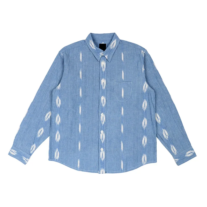 

VISVIM fil 19aw ICT handyman shirt Nakamura exhibition limited cotton yarn-dyed long sleeves