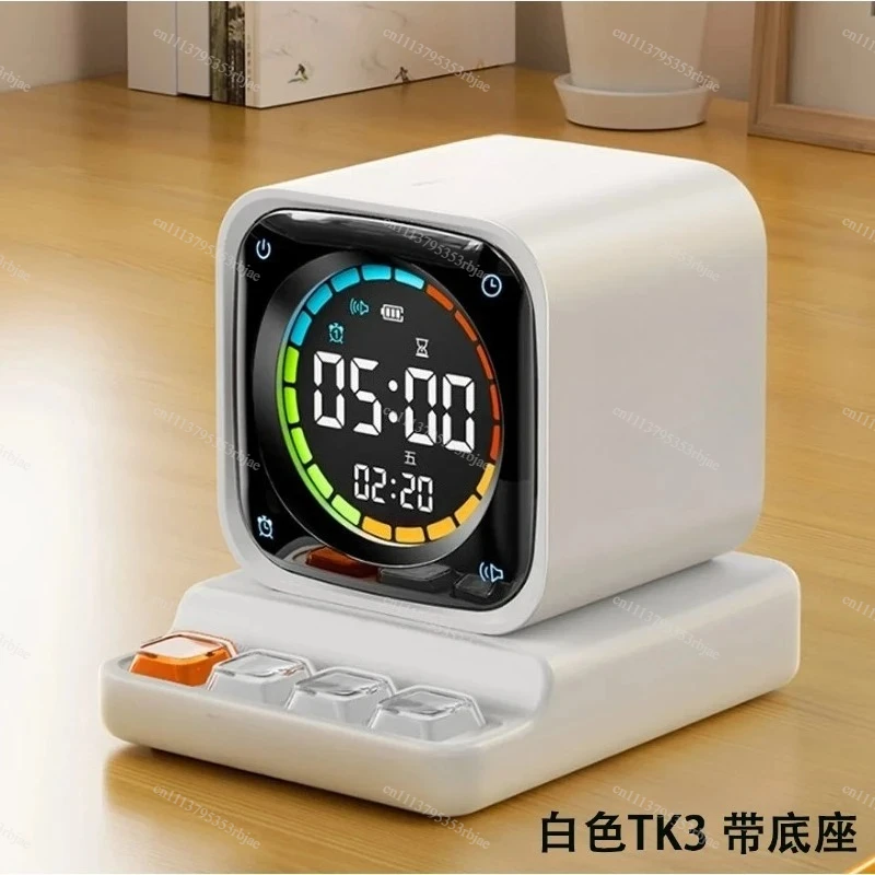 Educational Study Timer TK3 4-in-1 Rotating Design Visual Countdown for Kids Classroom Learning Aid