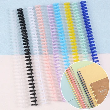 5/10Pcs Loose Leaf Binder Rings Binding Spines 30-Hole Plastic Comb Binding Spines for…
