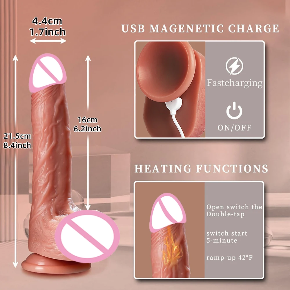 Thrusting دسار واقعية القضيب G بقعة البظر محفز الكبار لعبة الجنس لينة سيليكون رجل ديك للنساء زوجين الجنس المنتج