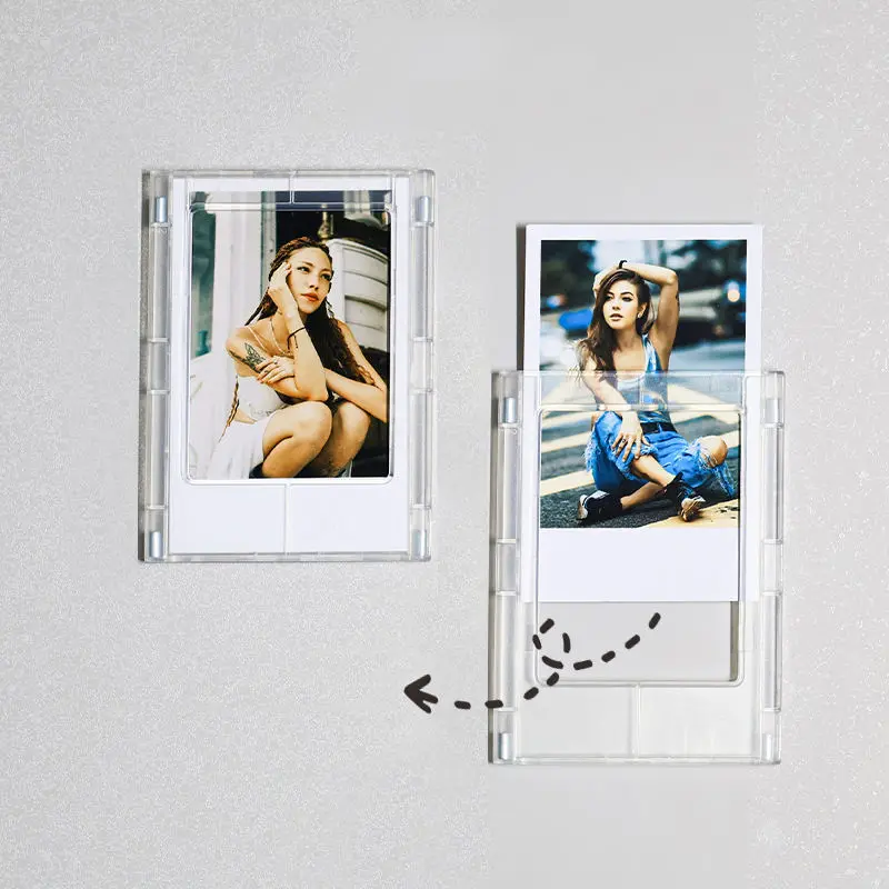 Magnetic Picture Frame Set for Refrigerator Display