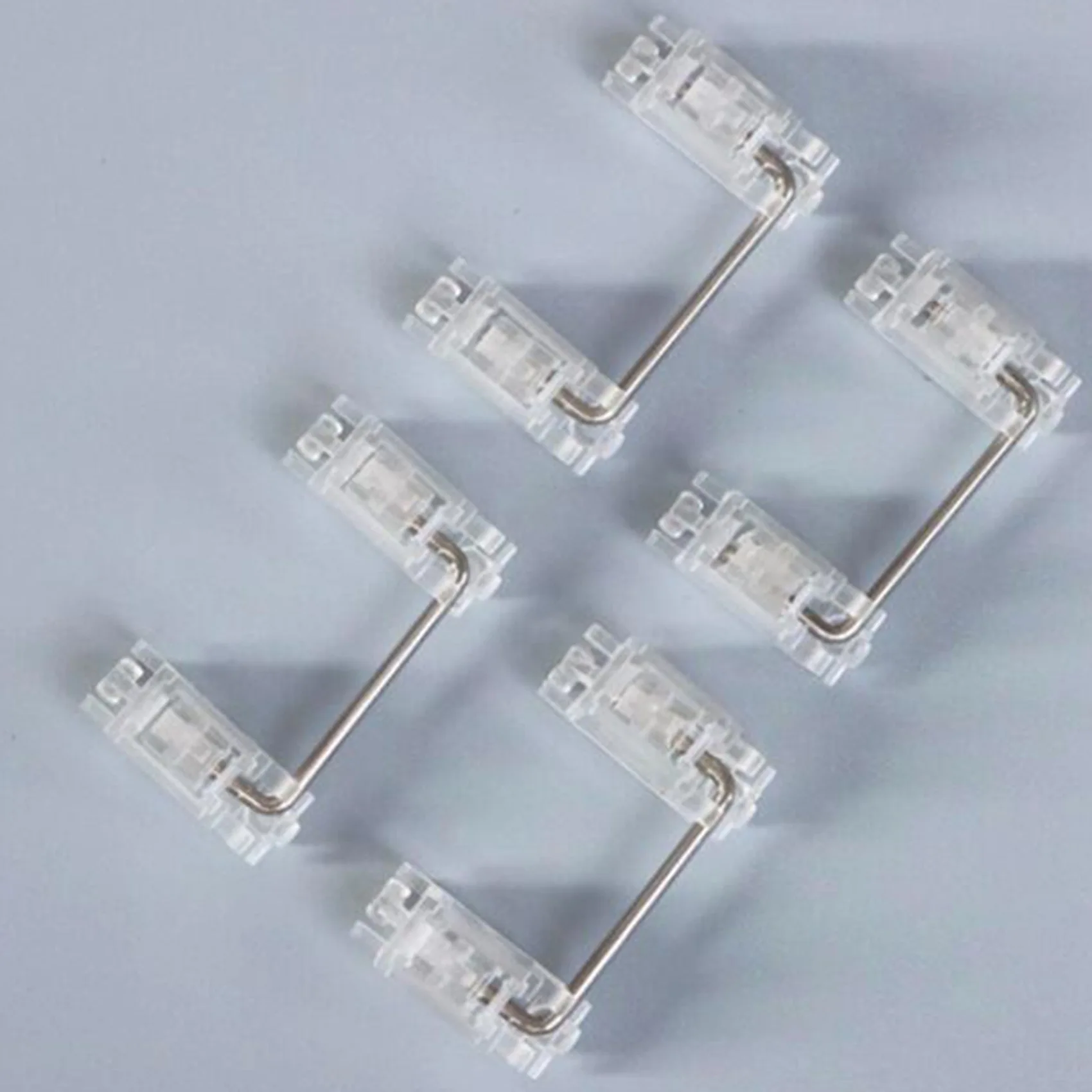 Delicate Texture-2X Mechanical Keyboard Cherry Mx Switch Pcb Mounted Cherry Stabilizer Clear Transparent Case