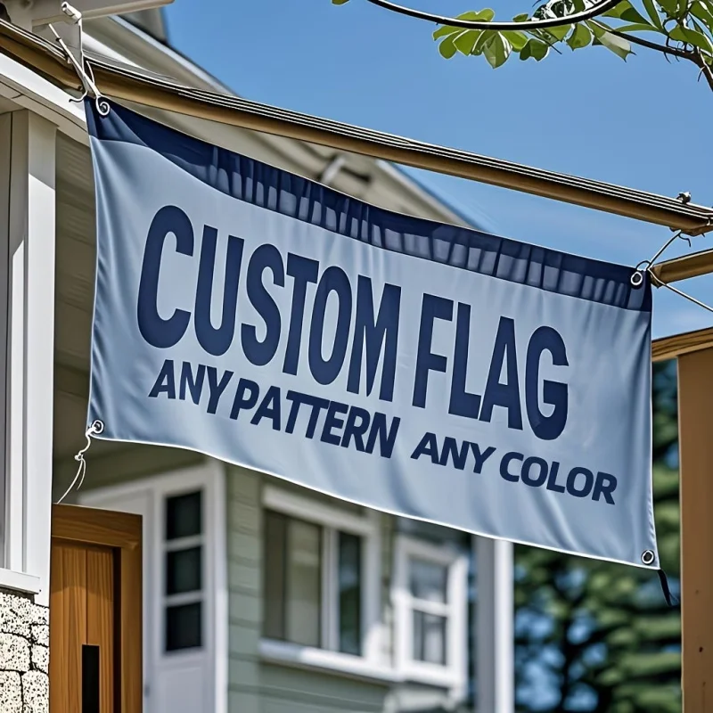 Custom Made Flags & Banners Vivid Color Reusable for Store Fronts Events Advertising Birthday Parties Indoor Outdoor Decor Etc