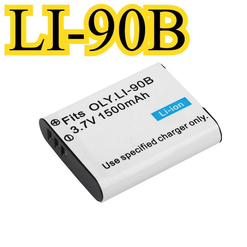 

Полностью декодированный аккумулятор LI-90B 1500 мАч для профессиональной видеокамеры Olympus OM-D E-M1X E-M1 Mark II E-M1 Mark III