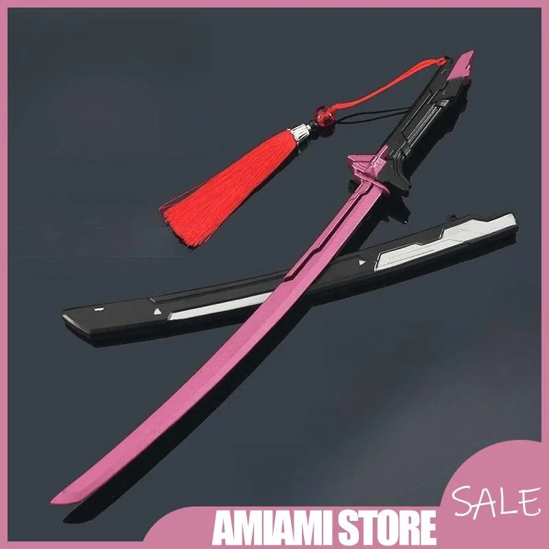 30cm Game Periphery Valorant EX.O Edge Melee Weapon Knife Metal Sword Weapon Model Ornament Decoration Crafts Gifts Dolls Toys