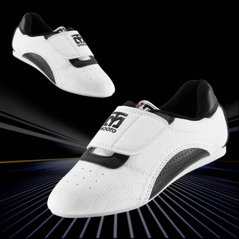 Zapatos de Taekwondo transpirables para hombre y niño, calzado de artes marciales, kárate, Kung Fu, gimnasio, Fitness, entrenamiento, deportes,