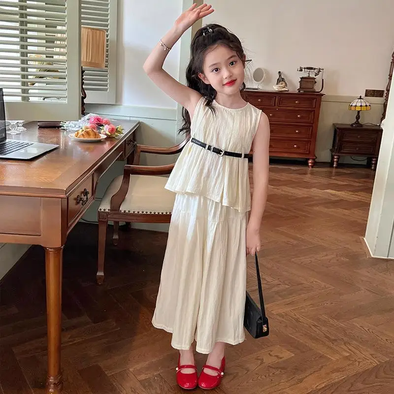 

Single Suits and Cut Sets for Girls From 10 to 12 Years Old Junior Top Bottom Clothes Set 2025 New Children's Clothing Girl 9 11
