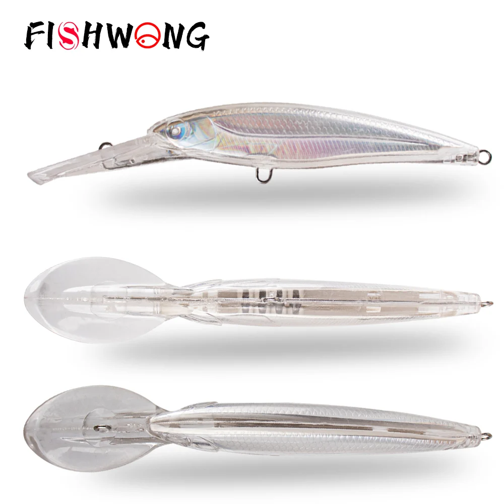 FISHWONG 10 قطعة لعبة كبيرة أسماك إغراء الفراغات 19 سنتيمتر 45 جرام غرق الغوص بيل البلمة الصامتة لتقوم بها بنفسك إغراء معالجة لصيد الأسماك