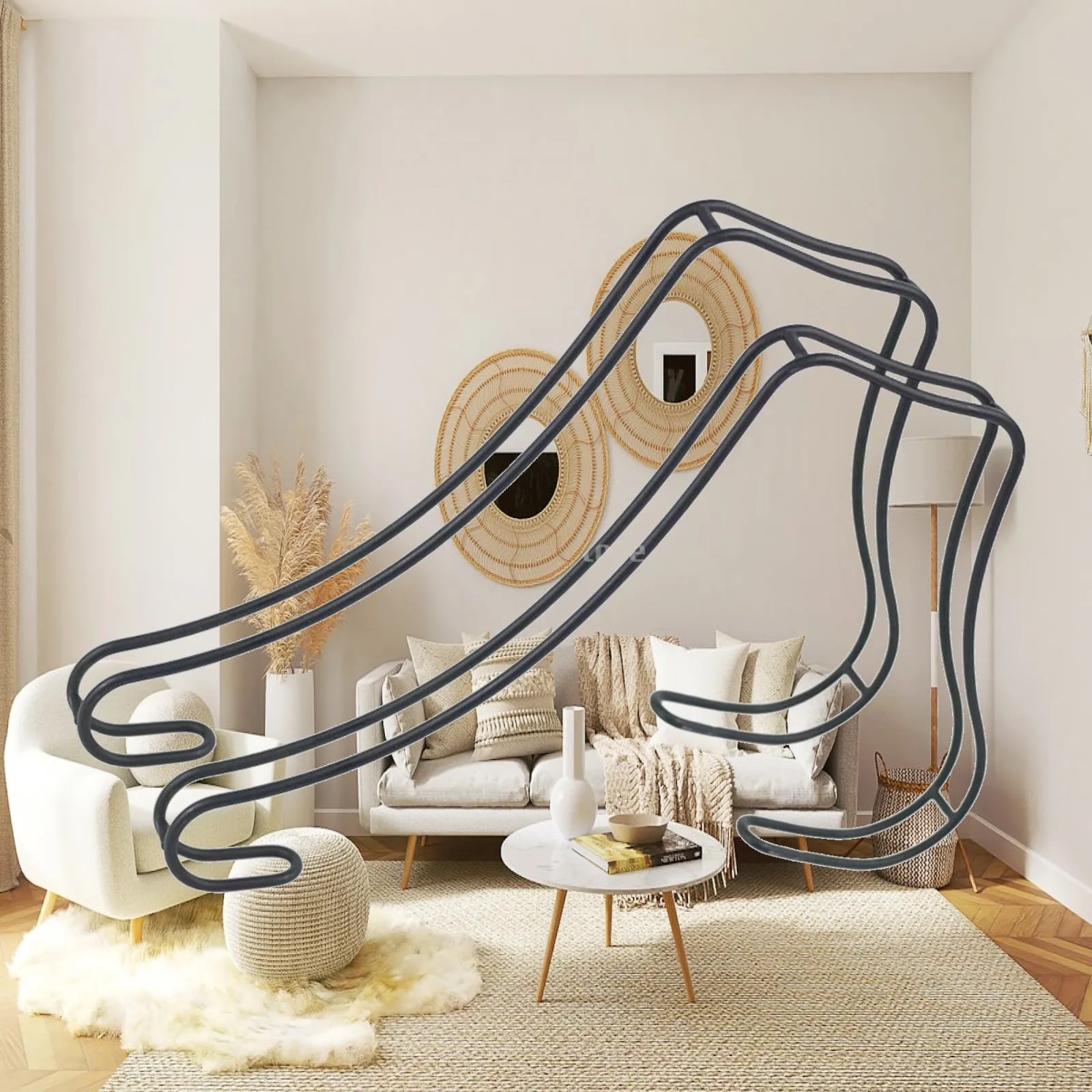 Iron Shoe Display Stand Sandal Support Shaper Forms Display Rack for Store Table Home Shoe Storage