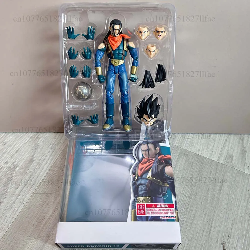 S.H.Figuarts SHF SUPER Android 17 Dragon Ball Super modelado estilo Simple y figura de acción heroica modelo juguetes regalo adorno de habitación