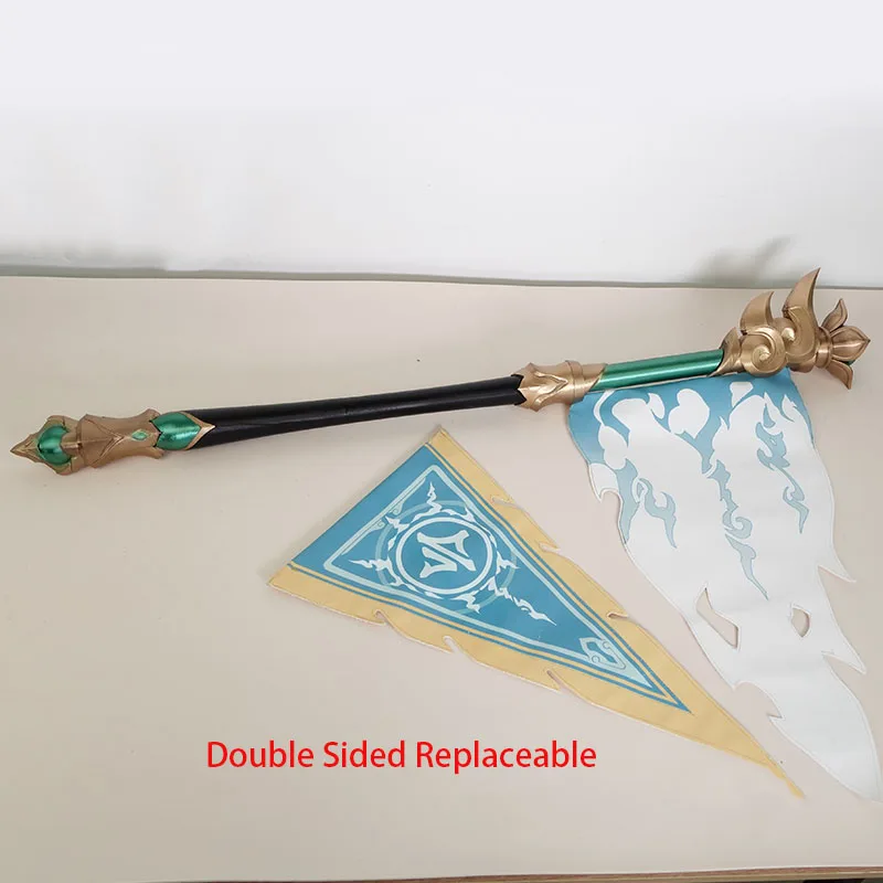 Honkai-Star Rail HuoHuo Cosplay Props, 75cm de Long, Vert Dégradé Perruque Py Play Anime Perruques, Degré de Chaleur Perruques Synthétiques + Bonnet