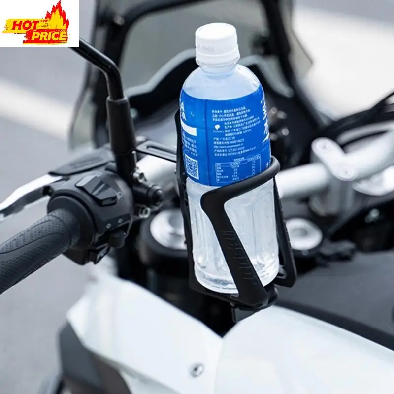 

Motorcycle Cup Holder Handlebar Mount Beverage Drink Water Bottle for ATV Bike