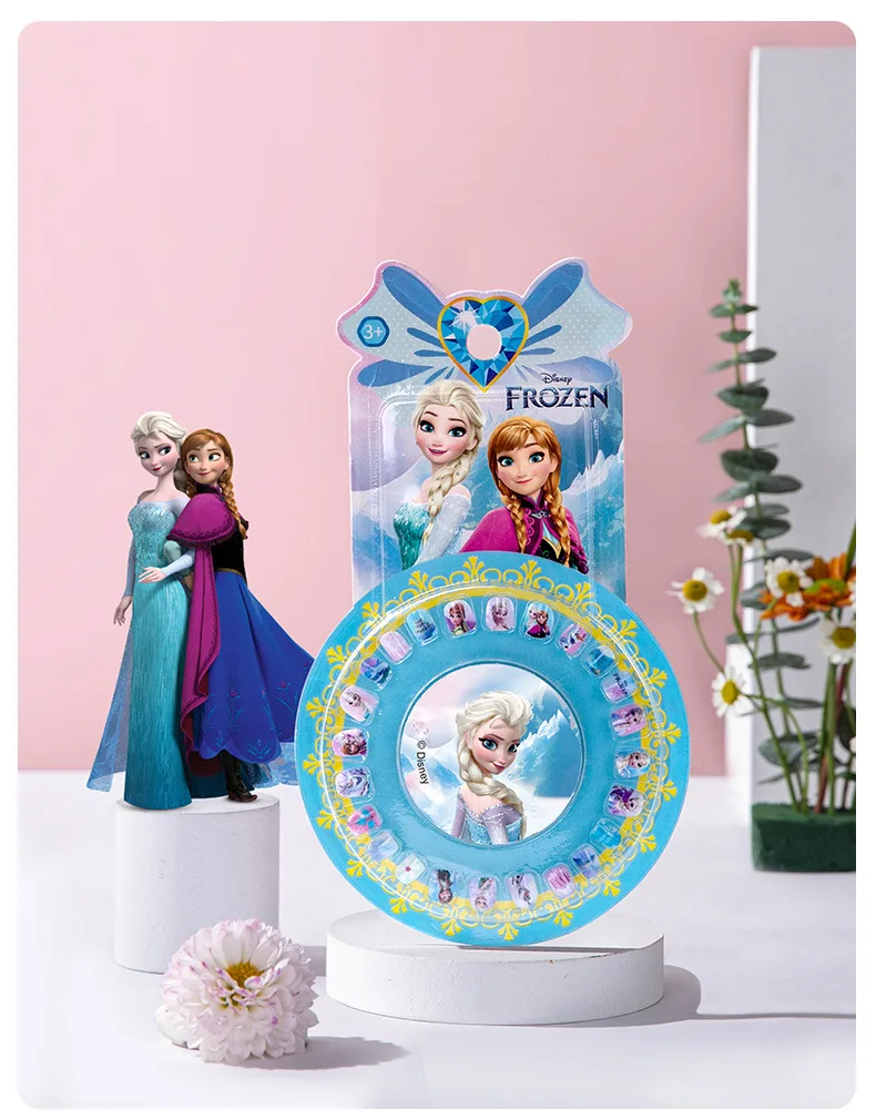 Disney  girls frozen 2 Princess elsa Anna Sophia princess Nail Stickers Toys Cartoon gift toys