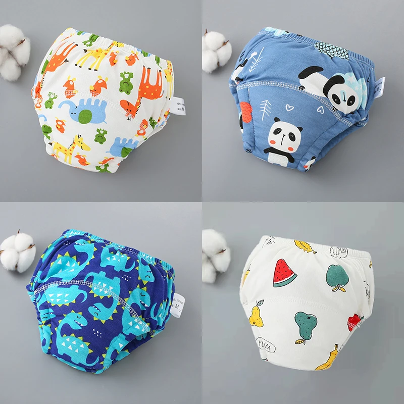 3 قطعة/1 قطعة الوليد سروال التدريب الطفل السراويل قابل للغسل الملابس الداخلية صبي فتاة القماش حفاضات قابلة لإعادة الاستخدام الحفاضات الرضع الاشياء الإكسسوارات #1