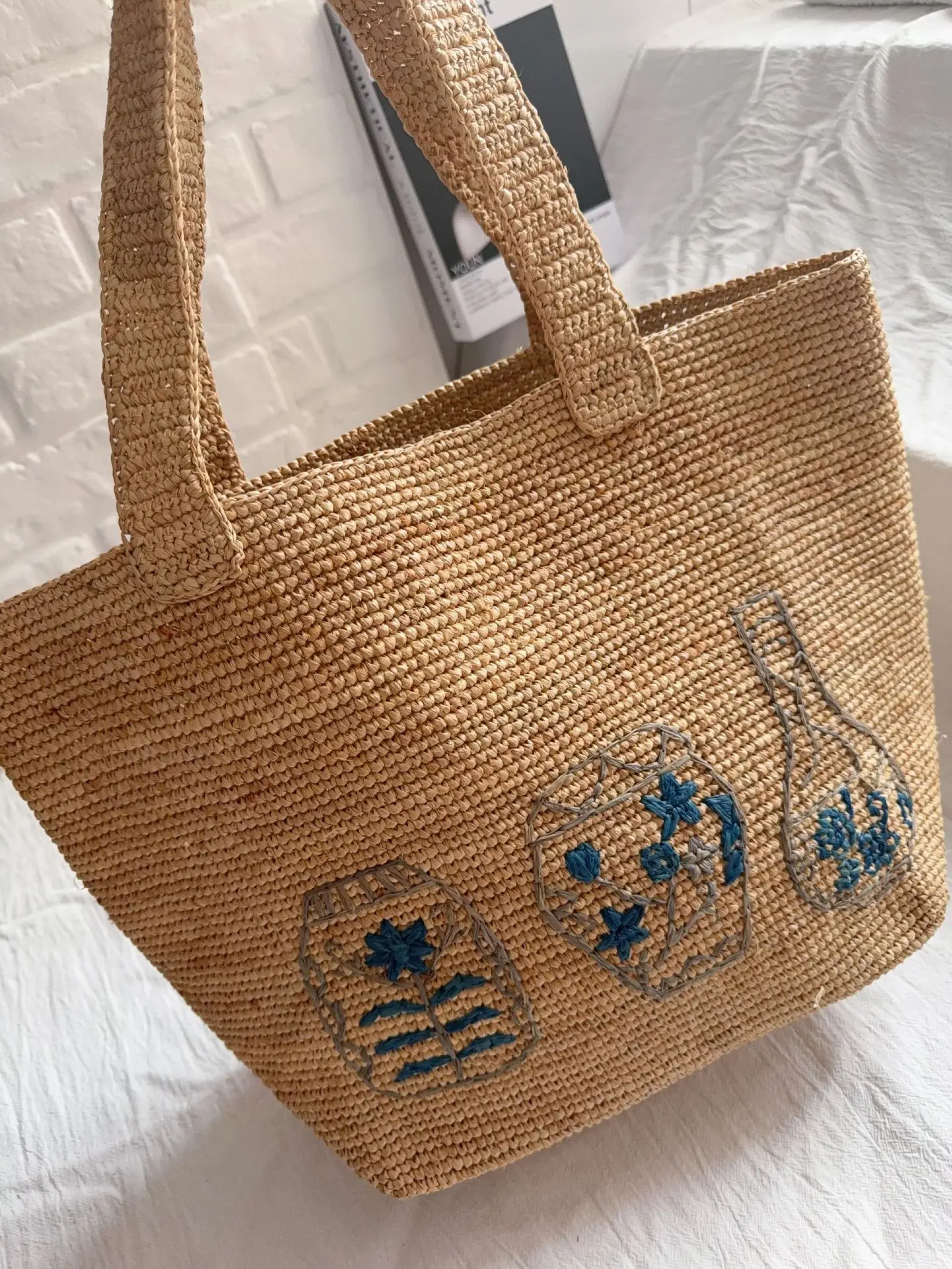 Tas Selempang Anyaman Kasual B - Women'S Raffia Bags ulasan dan harga
