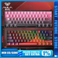 Aula Win 60/68He Magnetic Switch Keyboard 8k Wired Win60 68 New Custom Rgb Hot Swap Rt Esports Gamer Mechanical Keyboard Gifts