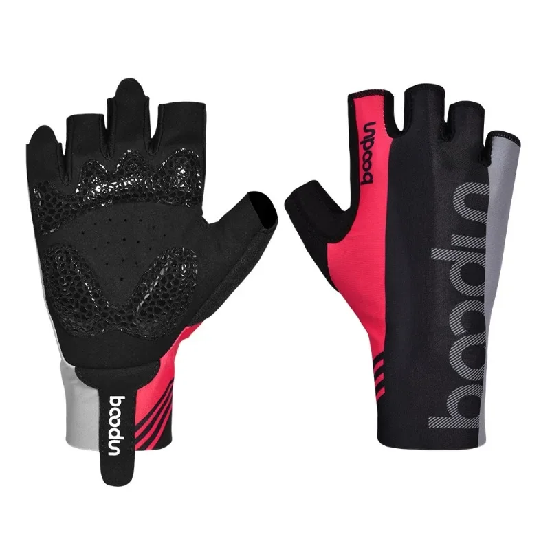 

Bicycle half-finger gloves outdoor spinning bicycle riding shock-absorbing breathable wear-resistant cycling gloves