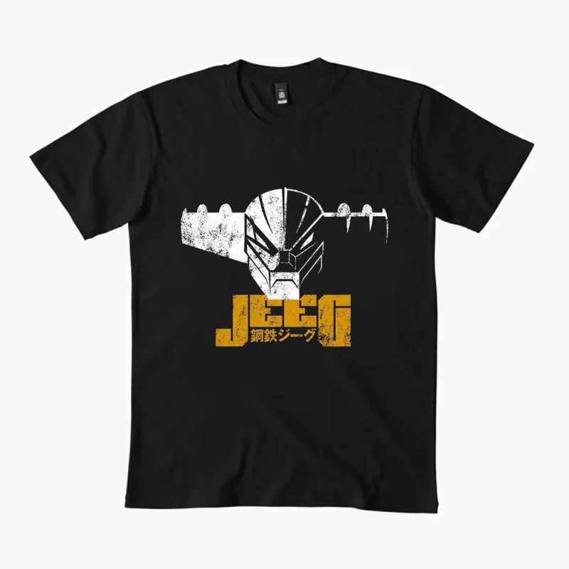 

80s Classic manga Mecha Graphic clothes 0405 Anime kotetsu Jeeg the avenger Steel Jeeg Robot t shirt Short-sleeve All size tops