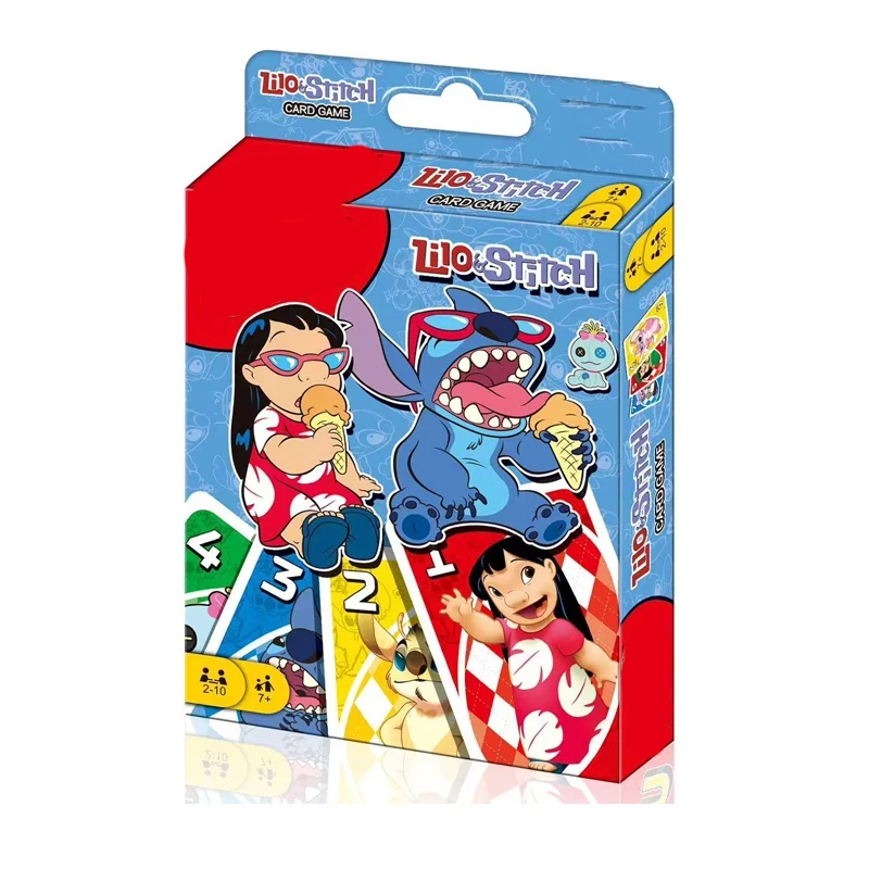 Nuevo Juego de Cartas Stitch para Noches Familiares con Gráficos Temáticos de Programas de Televisión y una Regla Especial para 2-10 Jugadores