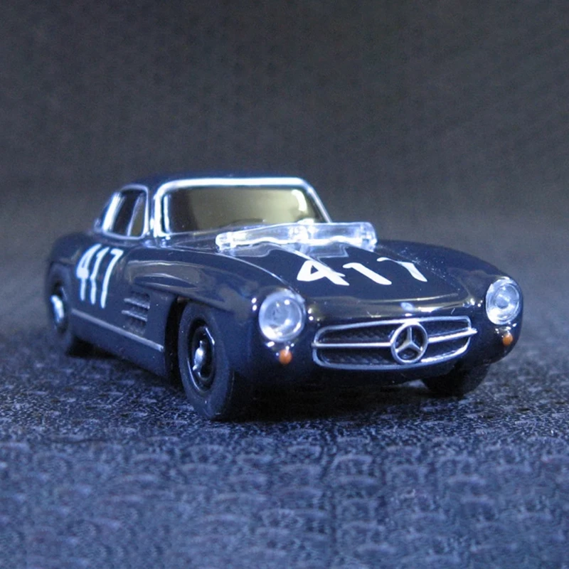 (no box) UCC 1:64 Benz 300SL 417 Mille Miglia Alloy Model Car Size 7.3*2.9*2cm Souvenir Static Display Collection Toy Gift