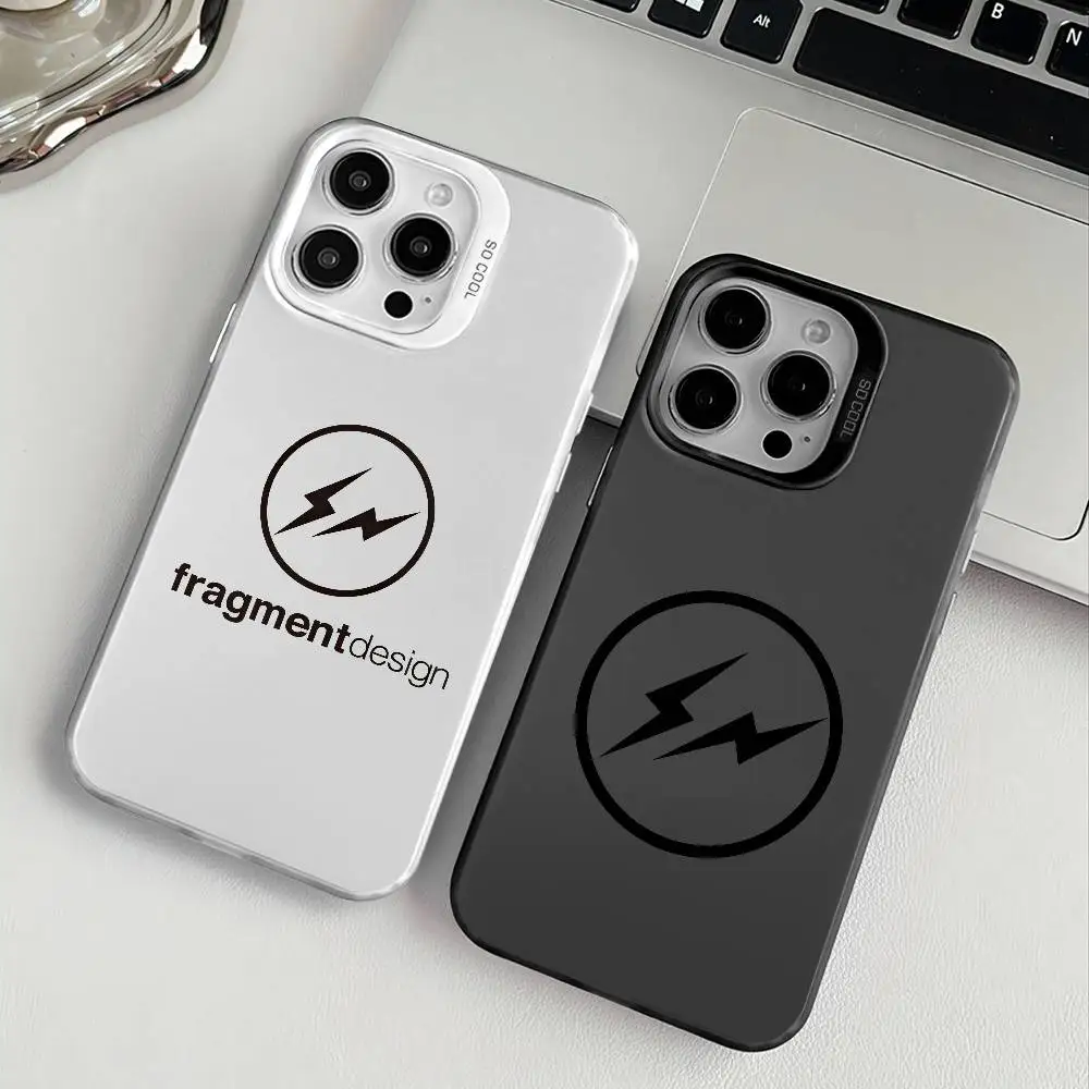 Funda de teléfono H-hiroshiES f-fu-ji-wara a la moda para iPhone 17 16 15 14 13 12 Pro Max, botón de Metal independiente, galvanoplastia móvil
