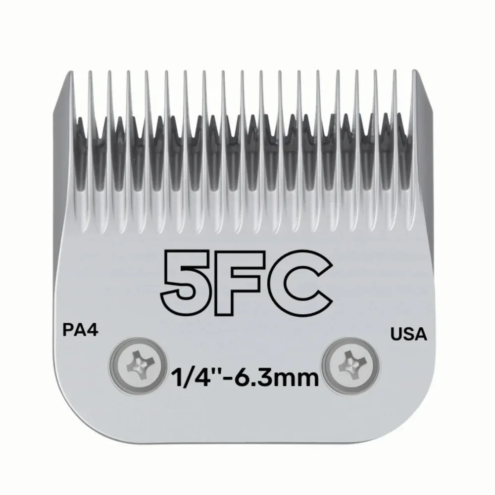 5FC Blade Dog Grooming Clipper Replacement Blades Compatible with Andis/Wahl / Oster,Detachable Stainless Steel Blade