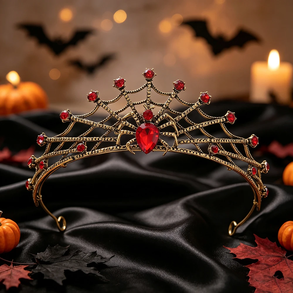 Готическая тиара с паутиной на – обзор и цена Queen Accessories