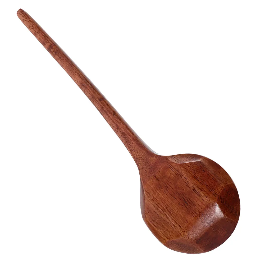

Long-handled Tortoise Shell Spoon Chinese Soup Spoons Japanese Wood Spaghetti Phoebe Asian
