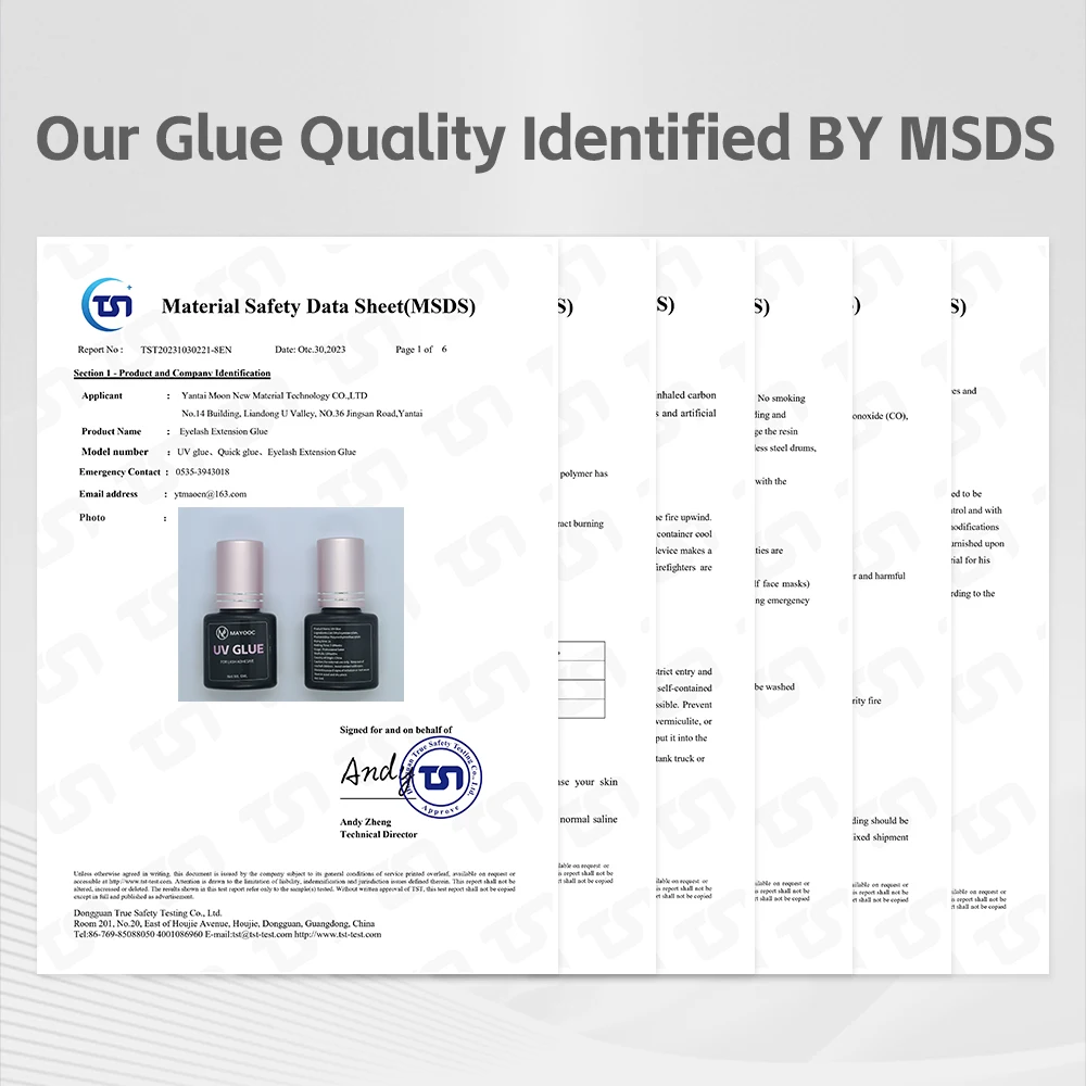 MAYOOC 0.1秒速乾UVまつげ接着剤 まつげエクステ 強力つけまつげエクステグルー 長持ち カスタムロゴ対応