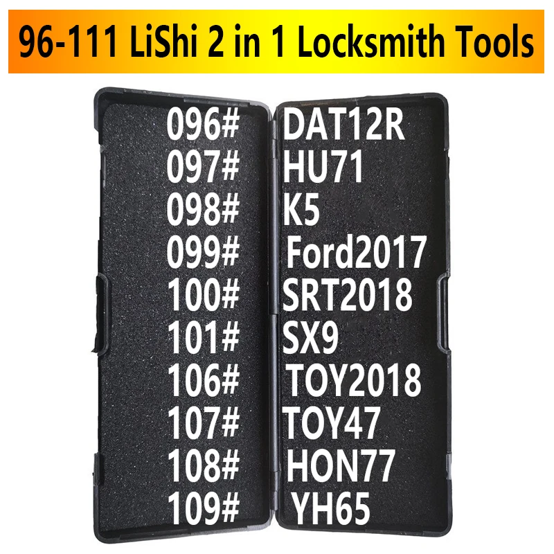 

96-111 LiShi 2 в 1 2 в 1 DAT12R HU71 K5 Ford 2017 Kia 2018 SX9 TOY2018 TOY47 HON77 YH65 ISU5 ign HU134 NSN14R Слесарные Инструменты