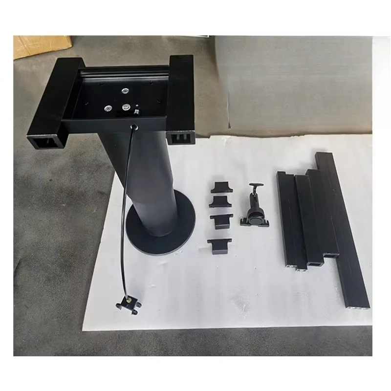 

RV Camper Parts Height Adjustable Black Aluminum Pneumatic Table Legs