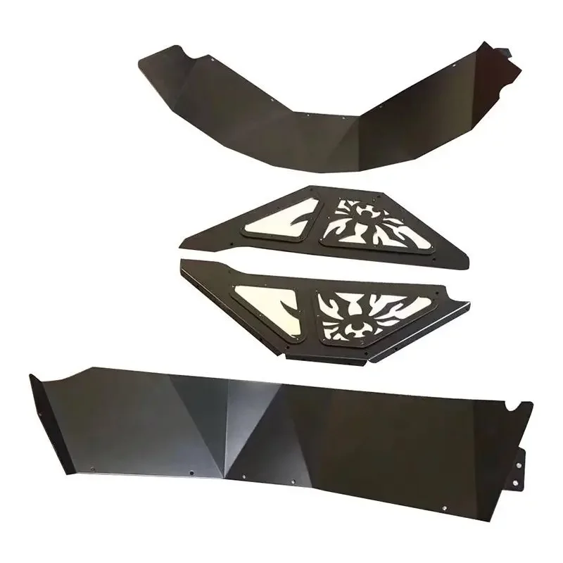 Automobile decorative wheel eyebrow lining fender aluminum alloy plate modification