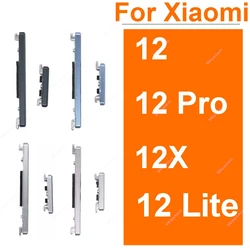 Power Volume Buttons For Xiaomi Mi 12 Pro Mi 12X Mi 12 Lite On OFF Power Volume Up Down Side Keys Replacement Repair Parts