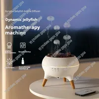 Dynamic Multi Spray Incense Humidifier Desktop Flame Humidifier Home Fog Quantity Colorful Light Remote Control